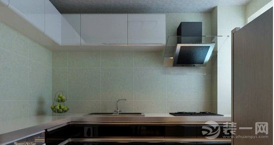 5.厨房欧式风格装修效果图: 天津装修网点评:丰富的材质运用和巧妙演绎。简欧风格可以说是欧式装饰风格中最清新淡雅的一种,它在配色上喜欢以温馨的颜色为主,或白,或浅色系,再配以相近的淡雅色系,传统中又带有时尚气息。 天津装修网点评:以备餐吧台作为餐厨空间的机能中介,发挥坪效转换的灵活自由。
