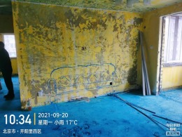 开阳里四区施工现场1388-3D放线