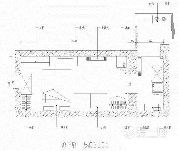 19平米百年老房变身五室两厅一厨一卫