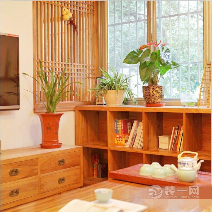 混搭风格小三居室装修设计效果图