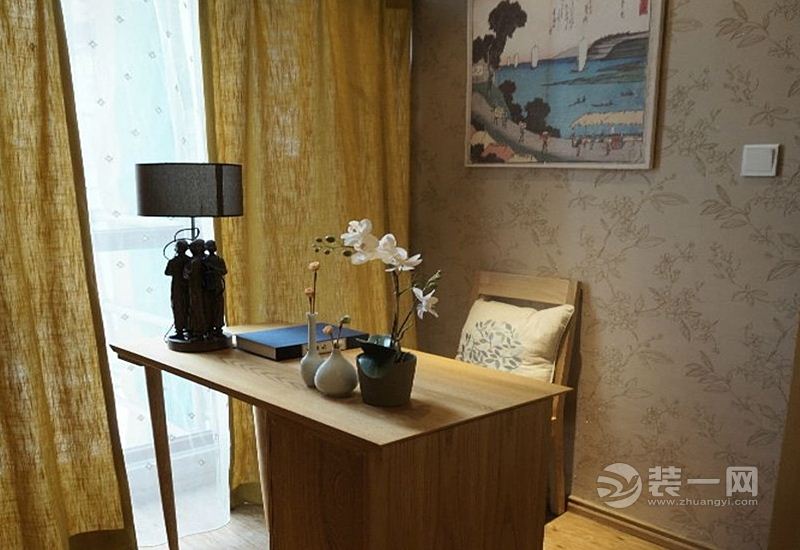 128平简约美式风格三居室装修设计效果图