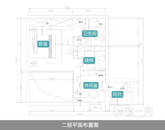 新中式风格loft装修效果图
