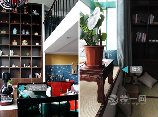新中式风格loft装修效果图